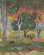 Paul Gauguin, Landscape on La Dominique